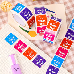 500pcs Thank You Sealing Sticker for Wedding Crafts