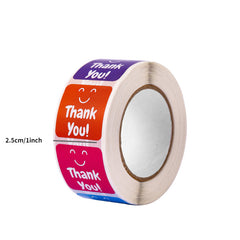 500pcs Thank You Sealing Sticker for Wedding Crafts