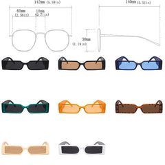 Cyberpunk Sunglasses Wide Legs Hip hop Sunglasses
