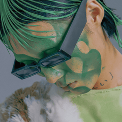 Cyberpunk Sunglasses Wide Legs Hip hop Sunglasses