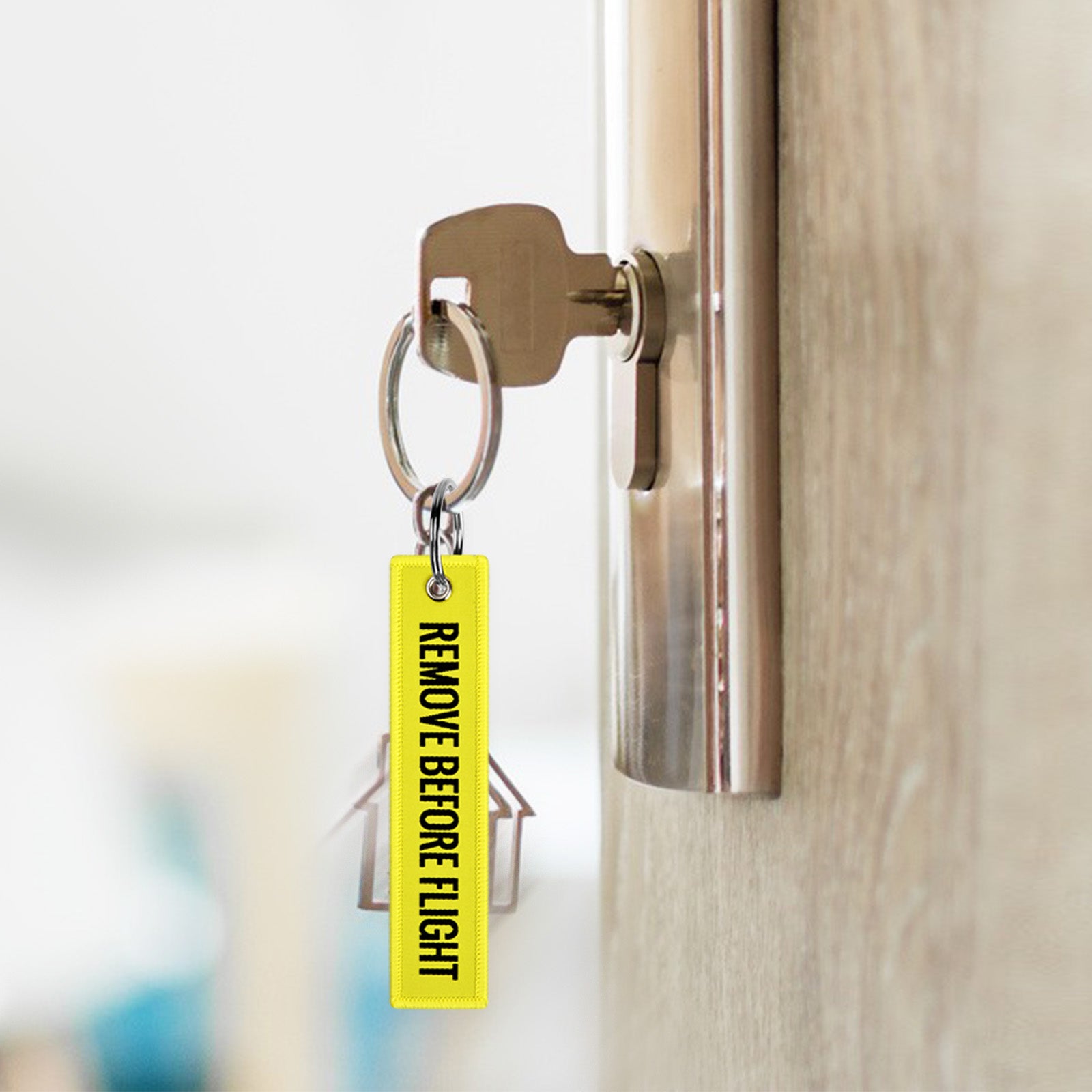 5pcs Remove Before Flight Keyring for Luggage