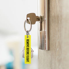 5pcs Remove Before Flight Keyring for Luggage
