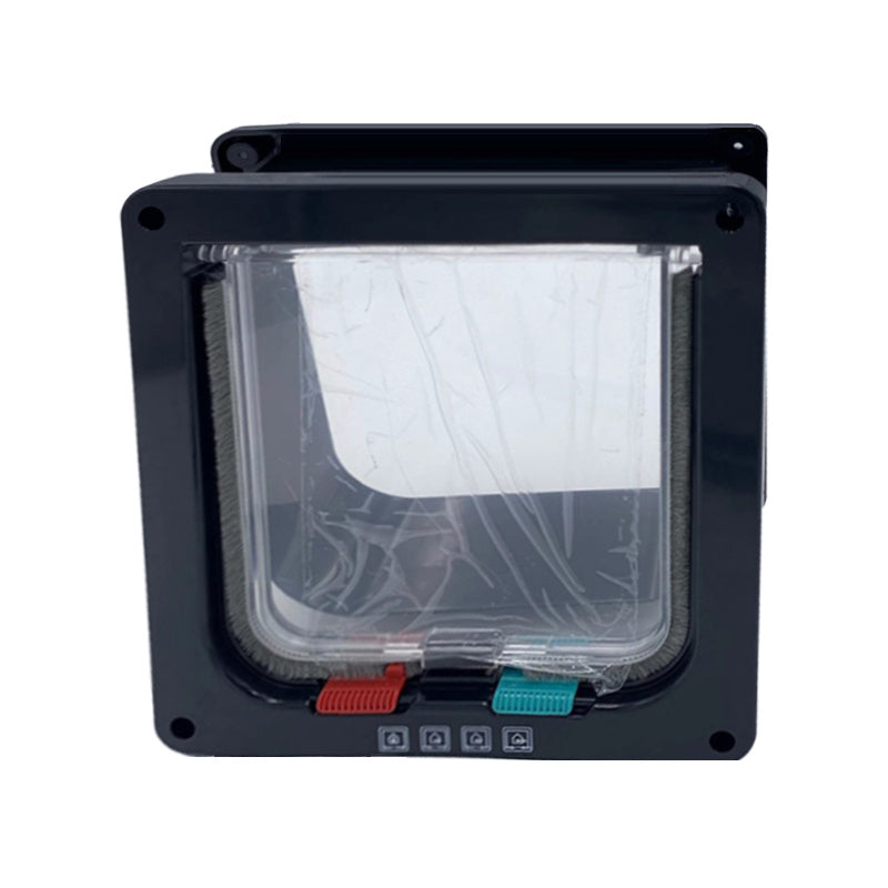 4 Way Locking Dog And Cat Flap Door - Secure Access For Pets