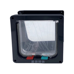 4 Way Locking Dog And Cat Flap Door - Secure Access For Pets