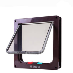4 Way Locking Dog And Cat Flap Door - Secure Access For Pets