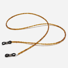 Men's Amber Beaded Glasses Chain
