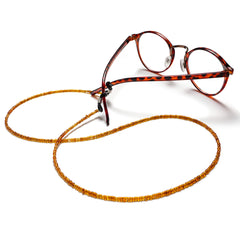 Men's Amber Beaded Glasses Chain