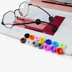 10 Pairs Silicone Anti-slip Earmuffs Rings for Glasses