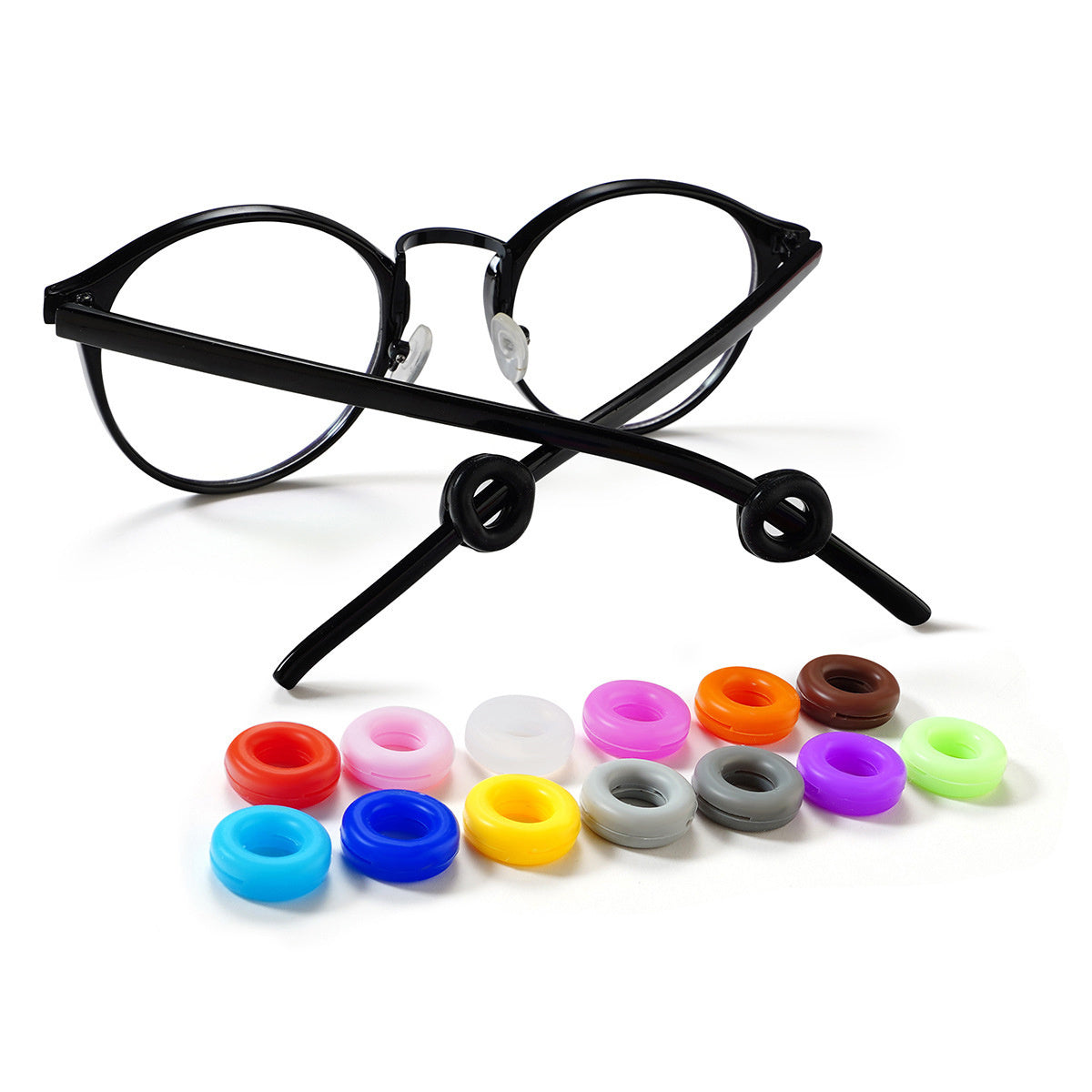 10 Pairs Silicone Anti-slip Earmuffs Rings for Glasses