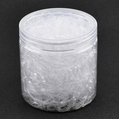 2000 Clear Elastic Hair Ties Mini Hair Rubber Bands Soft Hair Accessories