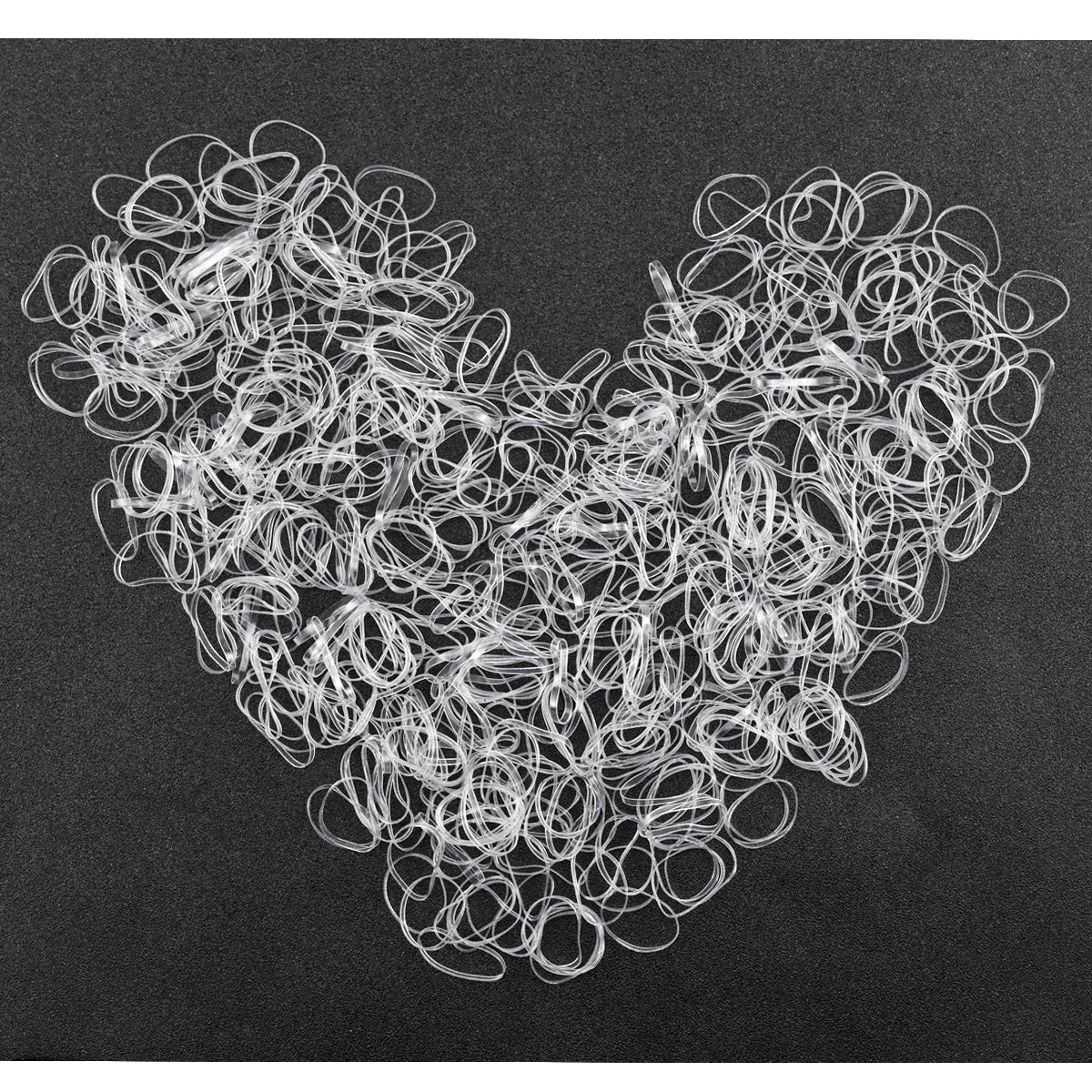 2000 Clear Elastic Hair Ties Mini Hair Rubber Bands Soft Hair Accessories