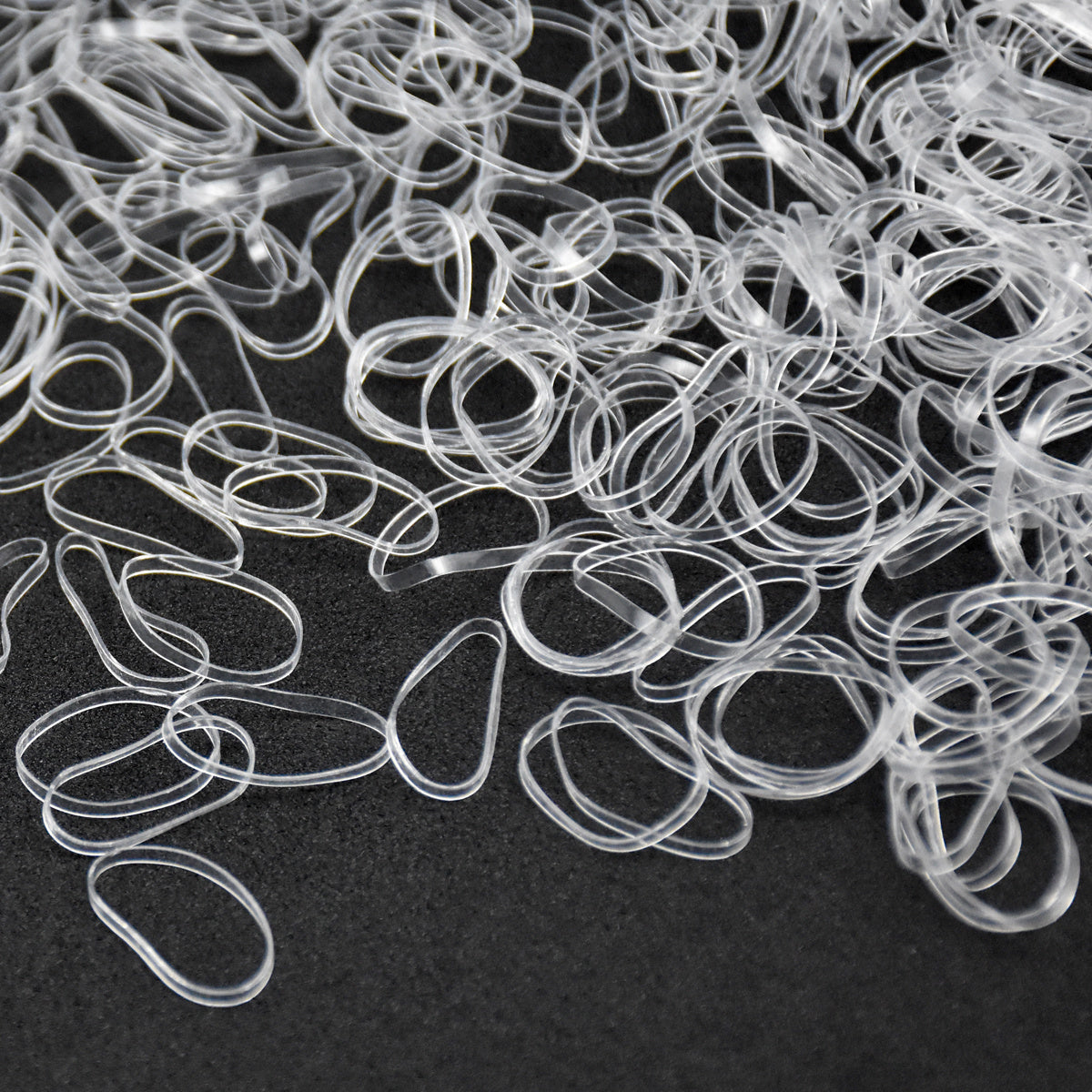 2000 Clear Elastic Hair Ties Mini Hair Rubber Bands Soft Hair Accessories