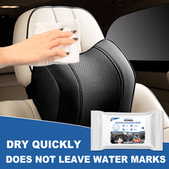 Car Leather Cleaning Wipes Seat Interior Washing Remove Stains Wet Towel