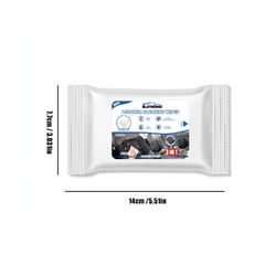 Car Leather Cleaning Wipes Seat Interior Washing Remove Stains Wet Towel