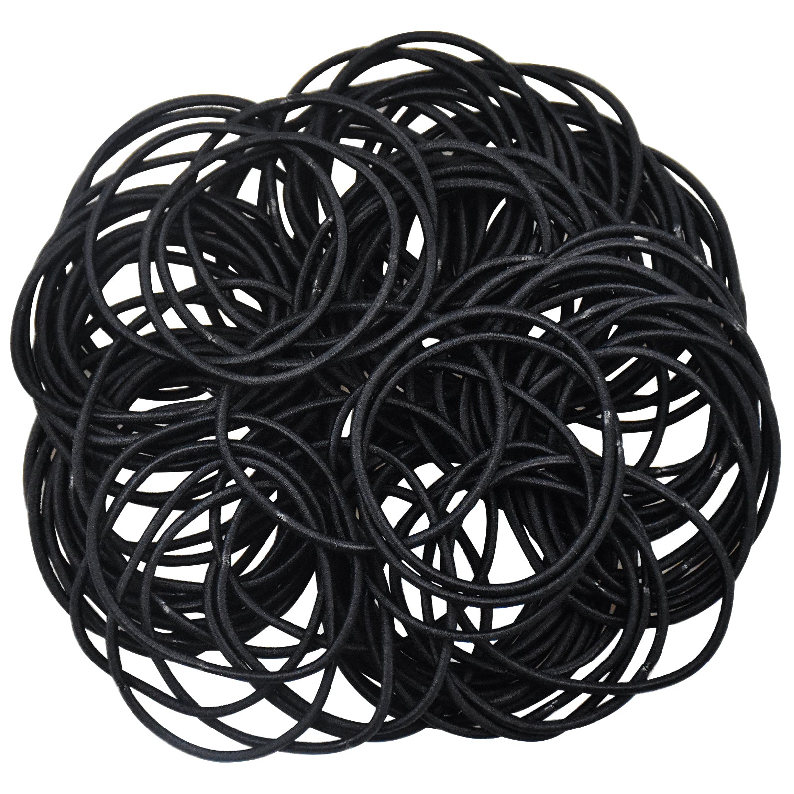 100pcs Elastic Hair Tie Thin Rubber Bands Ponytail Holders Hair Accessories
