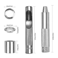 120pcs Grommet Kit with 3pcs Punch Tool - Tarpaulin Repair