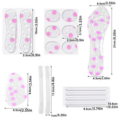 High Heel Pads Heel Cushion Anti Slip Gel Insoles Silicone Shoe Pad Women