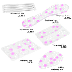 High Heel Pads Heel Cushion Anti Slip Gel Insoles Silicone Shoe Pad Women
