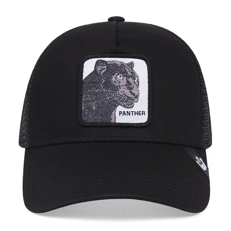 Animal Pattern Patch Baseball Cap Mesh Trucker Hat