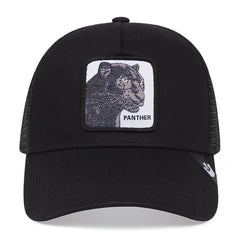 Animal Pattern Patch Baseball Cap Mesh Trucker Hat