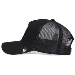 Animal Pattern Patch Baseball Cap Mesh Trucker Hat