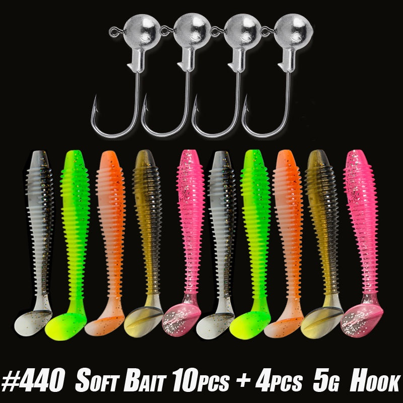 30 Soft Fishing Lures Worm Baits Freshwater Saltwater Lifelike Increased Bites