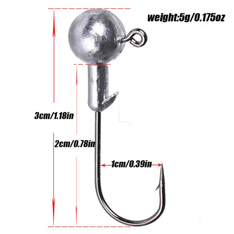 30 Soft Fishing Lures Worm Baits Freshwater Saltwater Lifelike Increased Bites