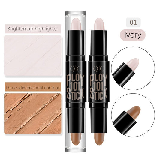 Double Headed Concealer Stick for Highlight Contour and Bronze