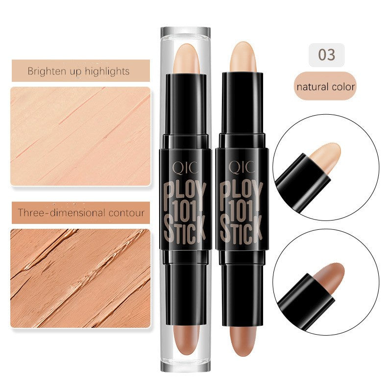 Double Headed Concealer Stick for Highlight Contour and Bronze