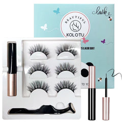 Magnetic Eyeliner Eyelash Set with 3D Mink Lashes