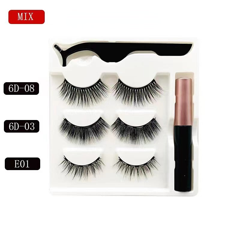 Magnetic Eyeliner Eyelash Set with 3D Mink Lashes