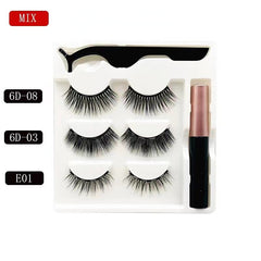 Magnetic Eyeliner Eyelash Set with 3D Mink Lashes