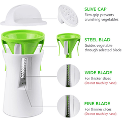 3-In-1 Spiralizer Veggie Pasta Maker