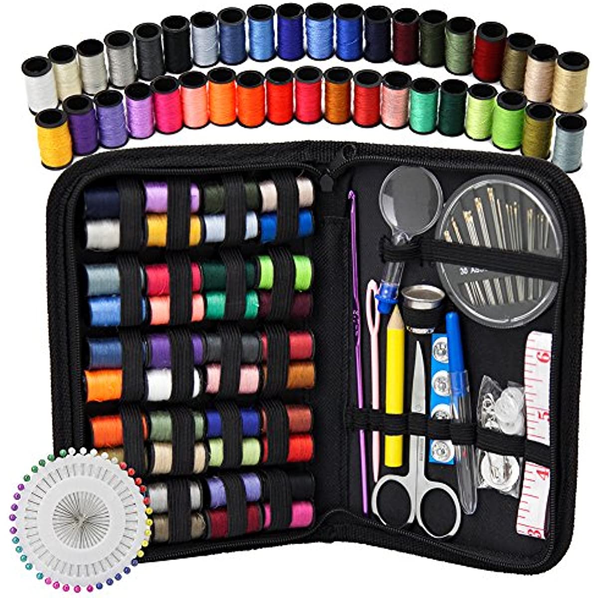 Portable Sewing Kit for Traveler Adults Beginner Emergency