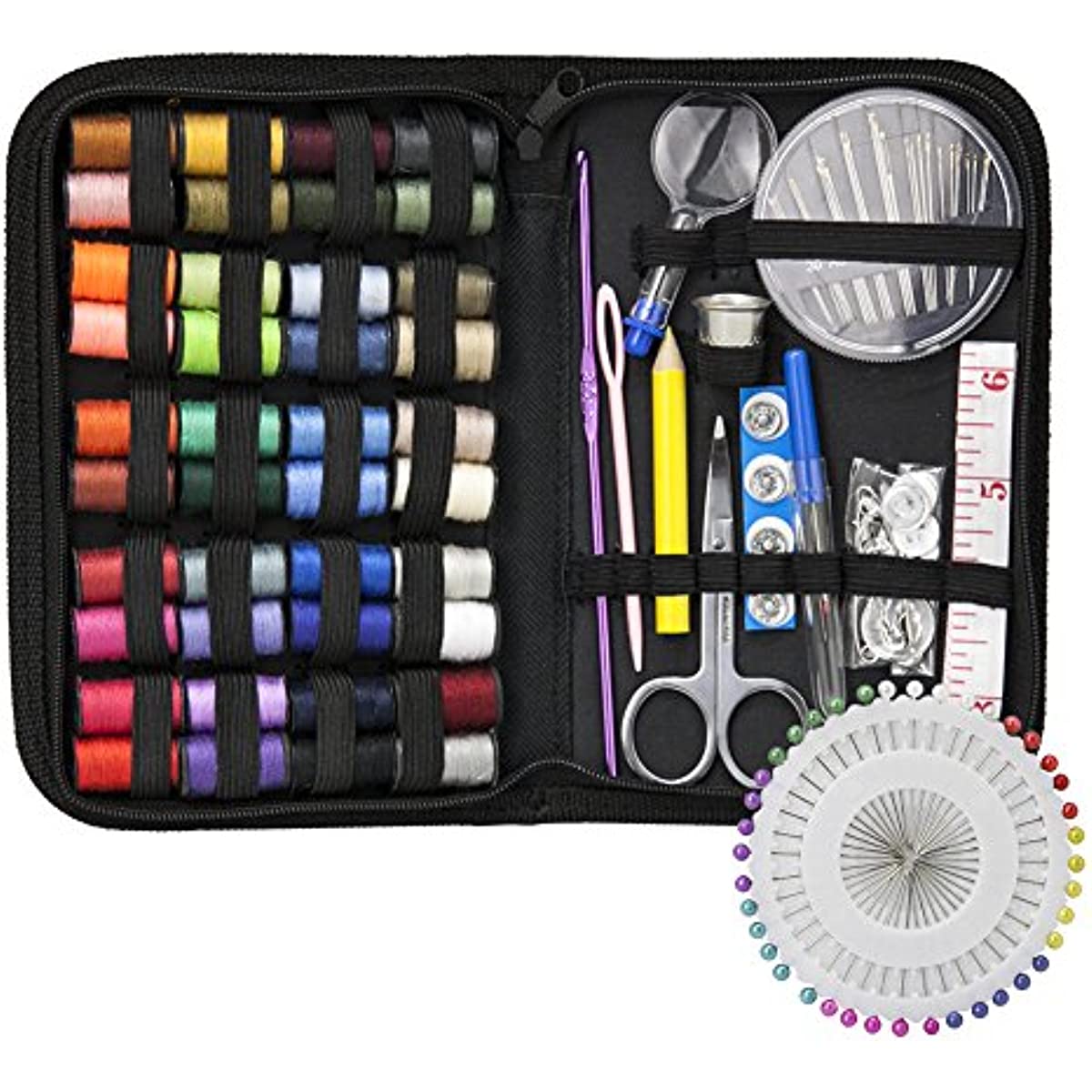 Portable Sewing Kit for Traveler Adults Beginner Emergency