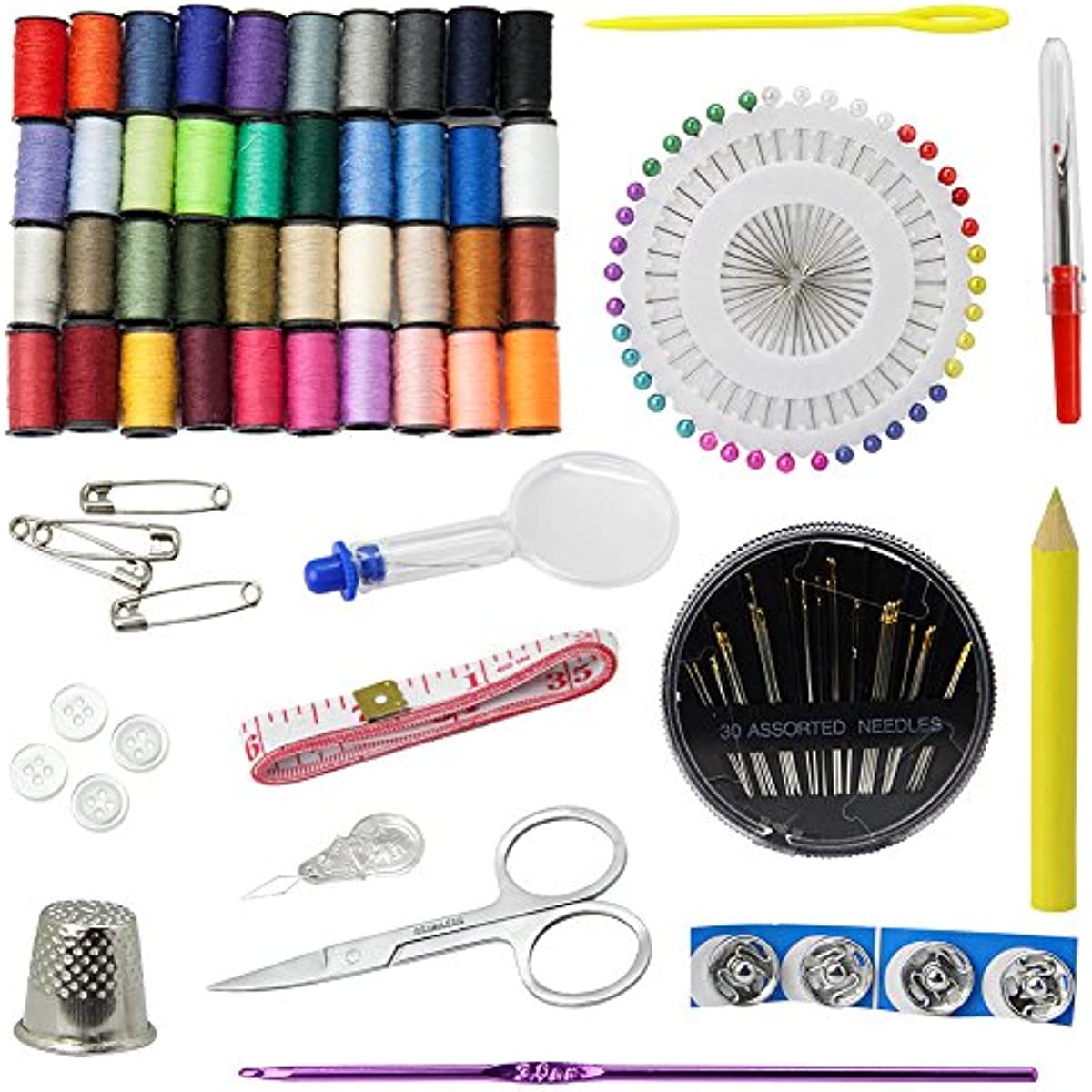 Portable Sewing Kit for Traveler Adults Beginner Emergency