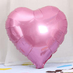 10pcs 18 Inch Silver Pink Aluminum Film Love Balloons for Gift/Party