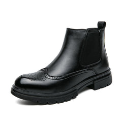 Men's Round Toe Chelsea Dress Boots
