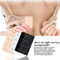 10pcs Bra Strap Extenders Elastic Buckle Women's Lingerie Accessories