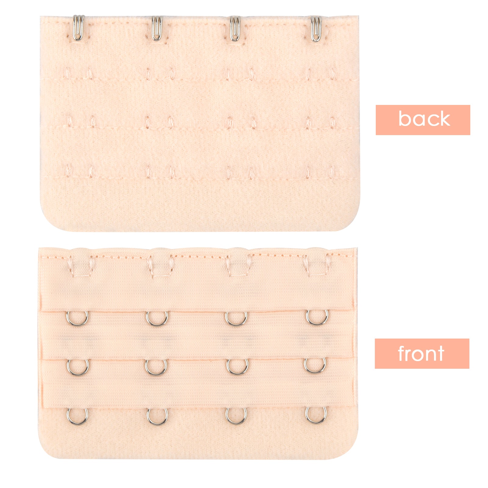10pcs Bra Strap Extenders Elastic Buckle Women's Lingerie Accessories