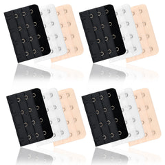 10pcs Bra Strap Extenders Elastic Buckle Women's Lingerie Accessories