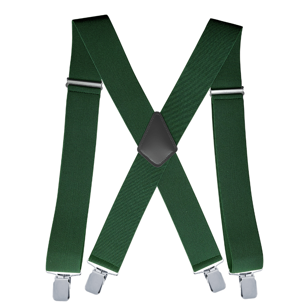 Men's Adjustable X-shape Elastic Suspenders Braces