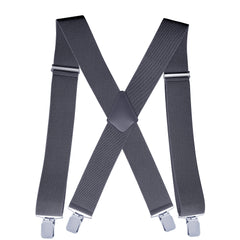 Men's Adjustable X-shape Elastic Suspenders Braces