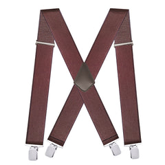 Men's Adjustable X-shape Elastic Suspenders Braces