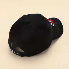 American Flag Embroidery Hat Sun Protection Eagle Matching Hat Men's Women's