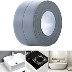 Self Adhesive Caulk Strip for Bath & Kitchen Tiles - The Perfect Sealant