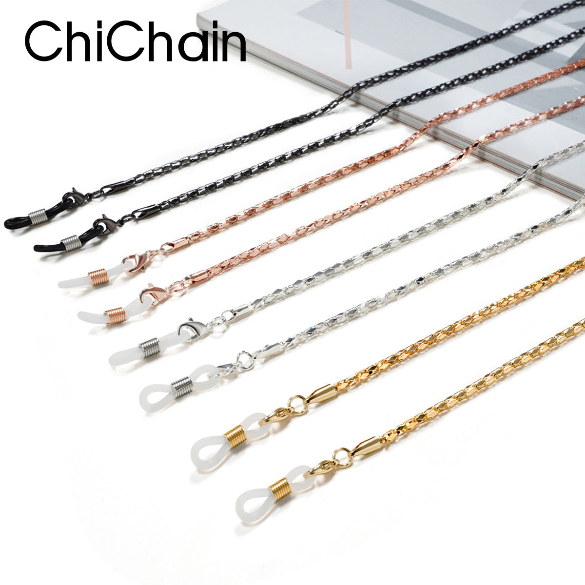 Diamond Metal Glasses Chain Retro Glasses Chain Four Colors