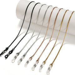 24K Vacuum Electroplated Glasses Chain Titanium Steel Glasses Halter