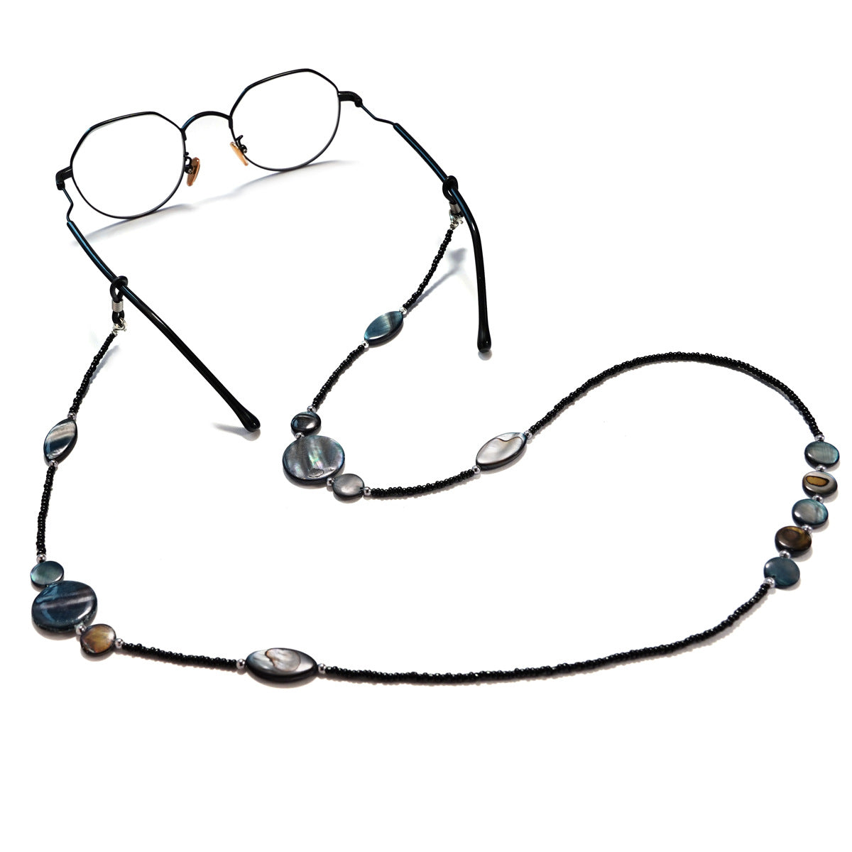 Beaded Lanyard Shell Reading Glasses Chain
