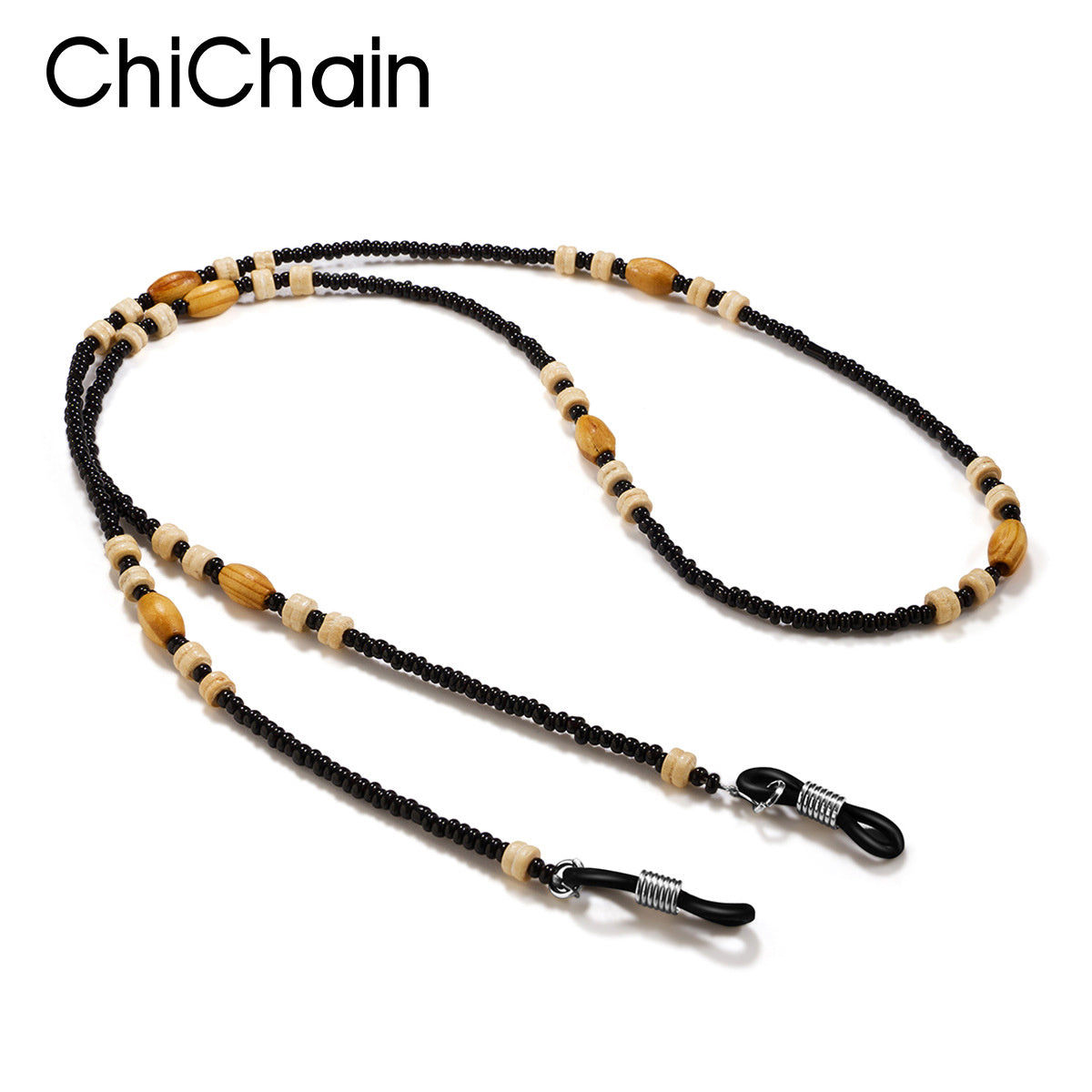 Wooden Beads Glasses Chain Retro Glasses Lanyard